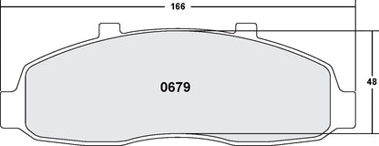 Performance Friction Disc Brake Pad Set 0679.20