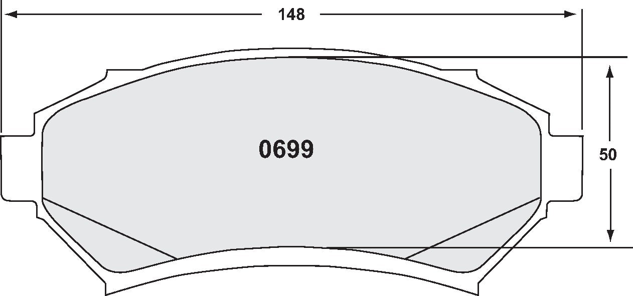Performance Friction Disc Brake Pad Set 0699.20
