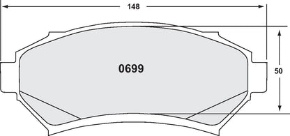 Performance Friction Disc Brake Pad Set 0699.20
