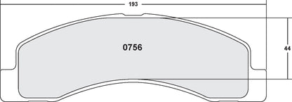 Performance Friction Disc Brake Pad Set 0756.20
