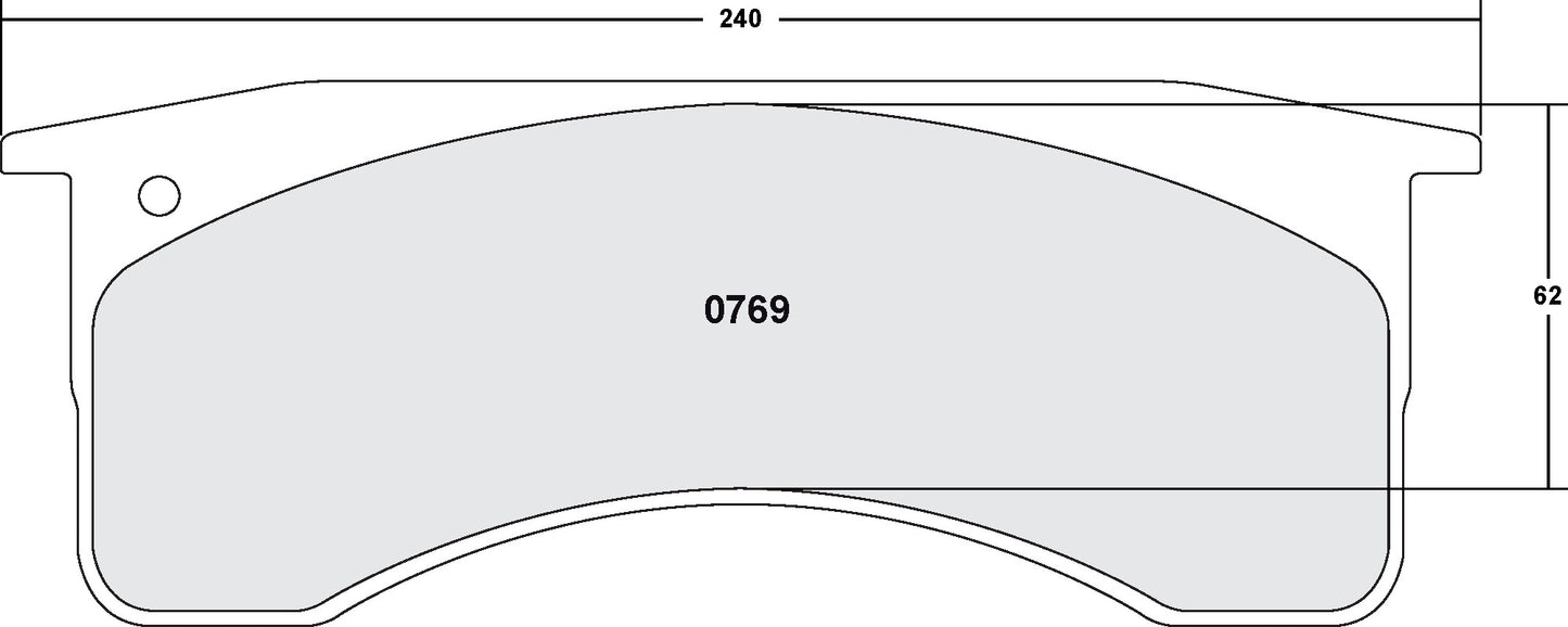 Performance Friction Disc Brake Pad Set 0769.12