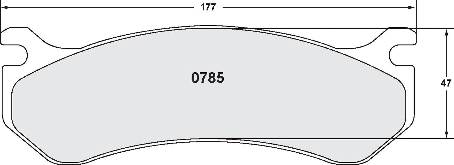 Performance Friction Disc Brake Pad Set 0785.20