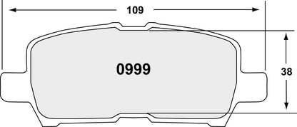 Performance Friction Disc Brake Pad Set 0999.20