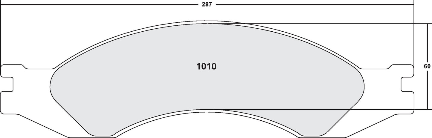 Performance Friction Disc Brake Pad Set 1010.10