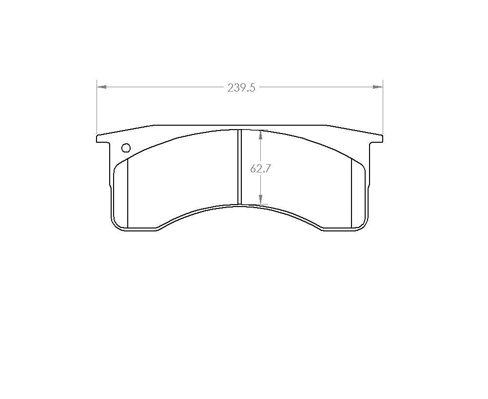 Performance Friction Disc Brake Pad Set 1032.12