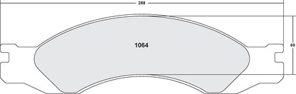 Performance Friction Disc Brake Pad Set 1064.10