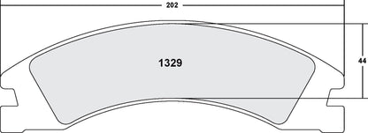 Performance Friction Disc Brake Pad Set 1329.20