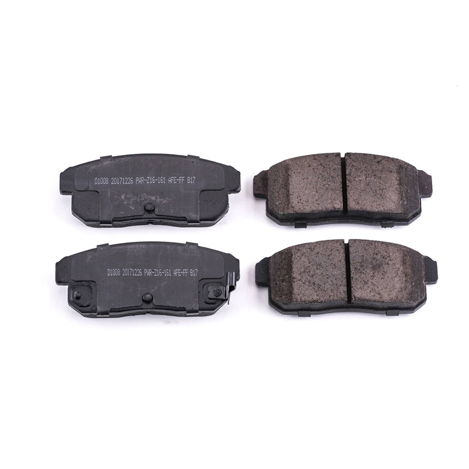 Power Stop 04-11 Mazda RX-8 Rear Z16 Evolution Ceramic Brake Pads 16-1008