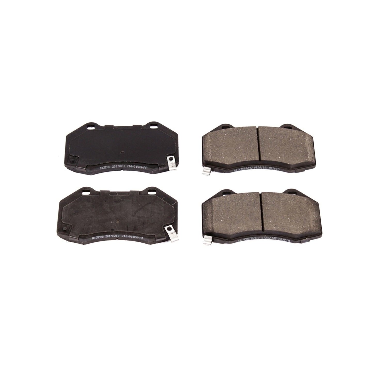 Power Stop 17-18 Fiat 124 Spider Front Z16 Evolution Ceramic Brake Pads 16-1379B