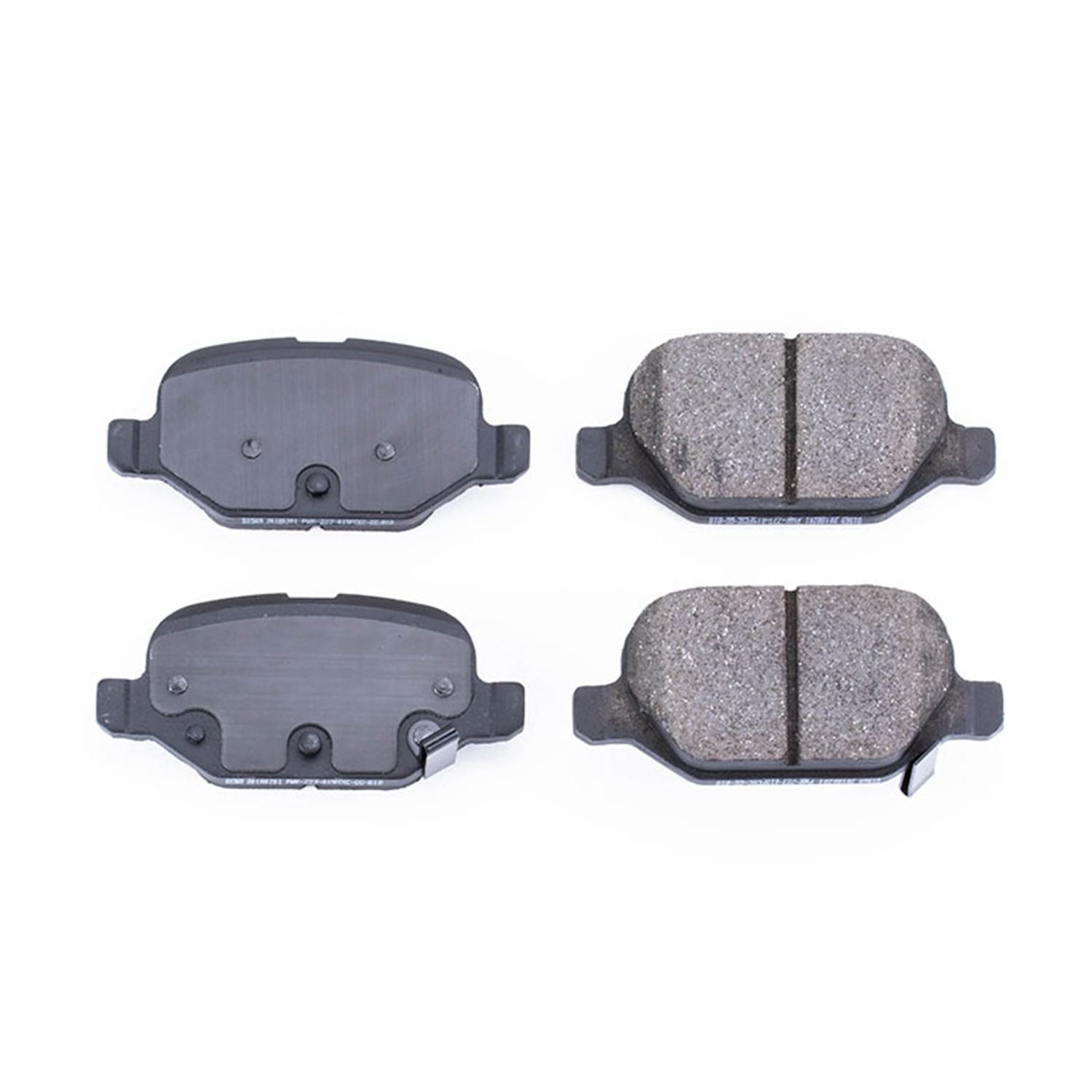 Power Stop 12-17 Fiat 500 Rear Z16 Evolution Ceramic Brake Pads 16-1569