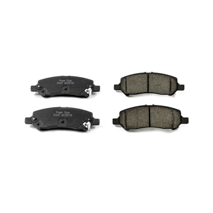 Power Stop 13-16 Dodge Dart Rear Z16 Evolution Ceramic Brake Pads 16-1647