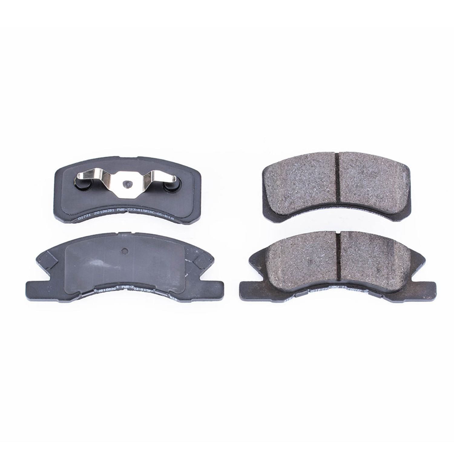 Power Stop 14-15 Mitsubishi Mirage Front Z16 Evolution Ceramic Brake Pads 16-1731