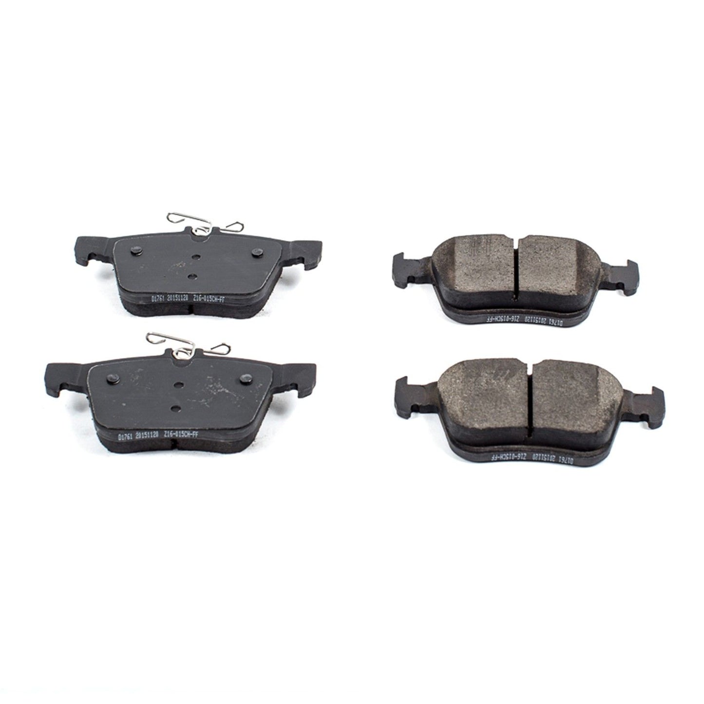 Power Stop 15-19 Audi A3 Rear Z16 Evolution Ceramic Brake Pads 16-1761