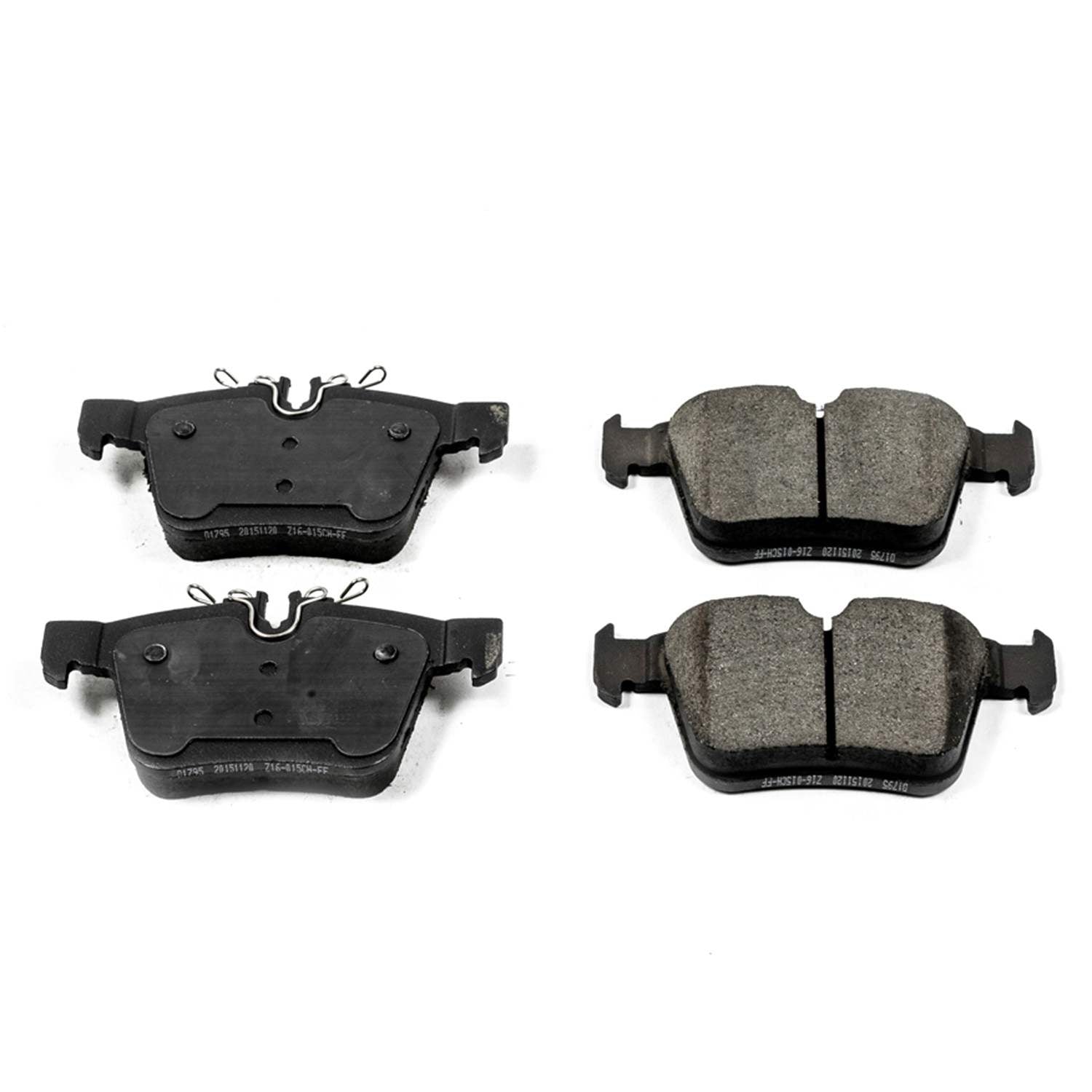 Power Stop 15-19 Mercedes-Benz C300 Rear Z16 Evolution Ceramic Brake Pads 16-1795