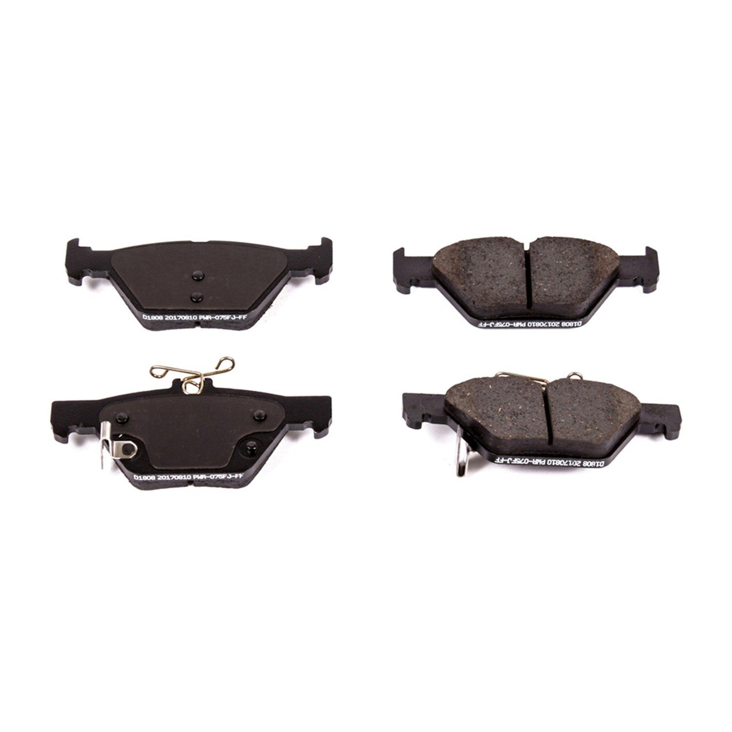 Power Stop 2019 Subaru Ascent Rear Z16 Evolution Ceramic Brake Pads 16-1808