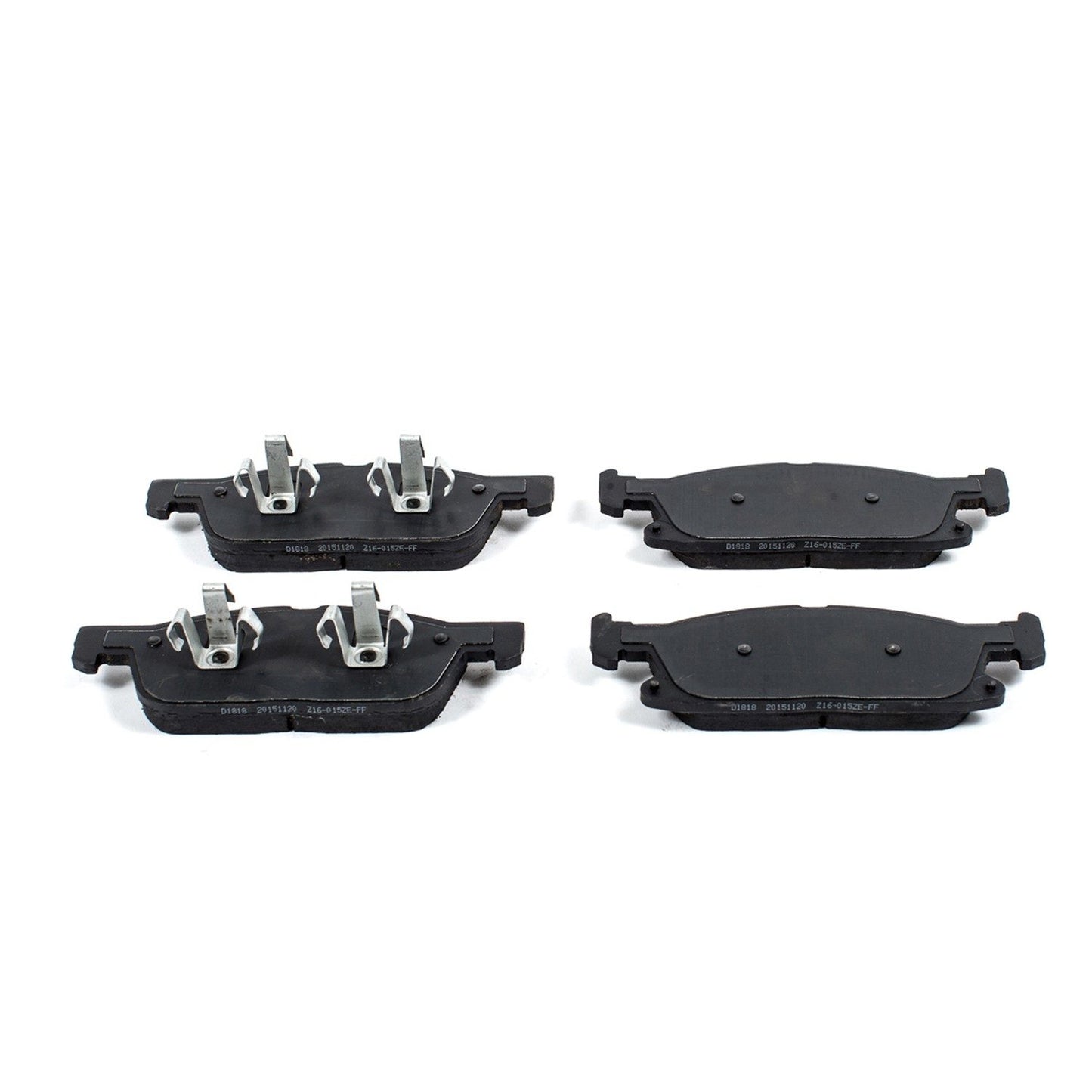 Power Stop 15-19 Ford Edge Front Z16 Evolution Ceramic Brake Pads 16-1818