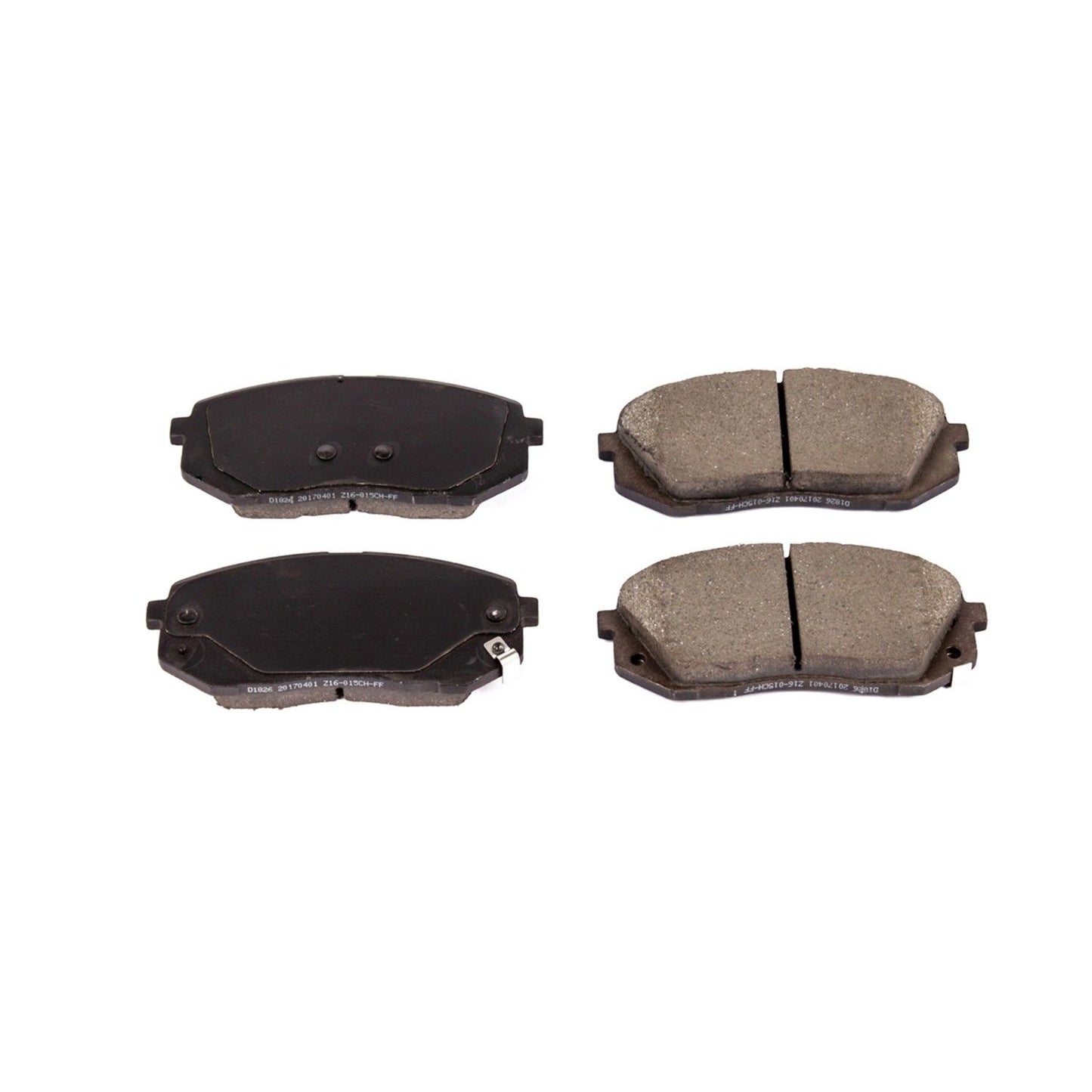 Power Stop 2018 Hyundai Elantra GT Front Z16 Evolution Ceramic Brake Pads 16-1826