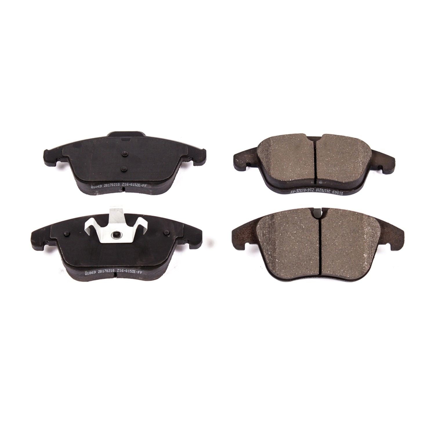 Power Stop 16-18 Jaguar XE Front Z16 Evolution Ceramic Brake Pads 16-1869