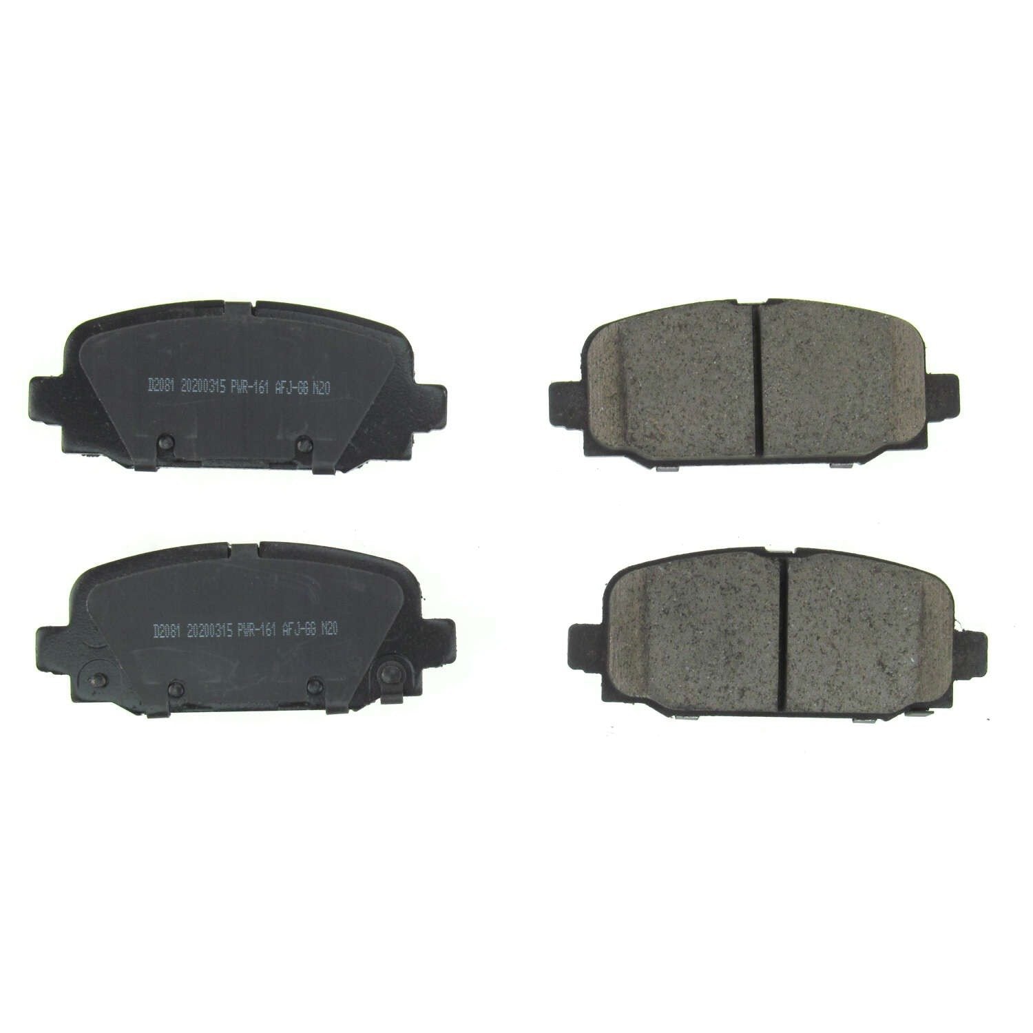 Power Stop 18-19 Jeep Compass Rear Z16 Evolution Ceramic Brake Pads 16-2081
