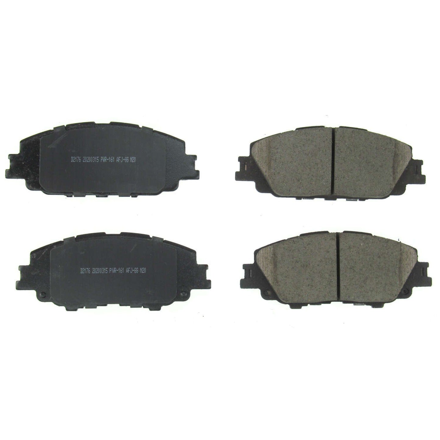 Power Stop 2019 Toyota Corolla Front Z16 Evolution Ceramic Brake Pads 16-2176
