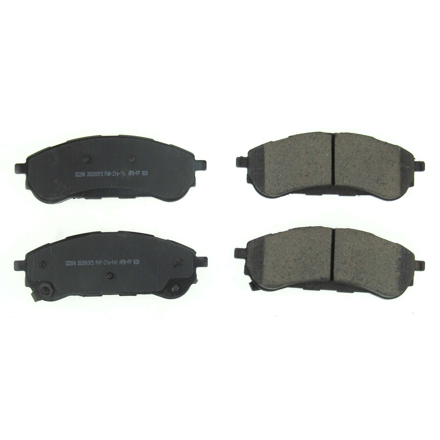 Power Stop 2019 Ford Ranger Rear Z16 Evolution Ceramic Brake Pads 16-2208