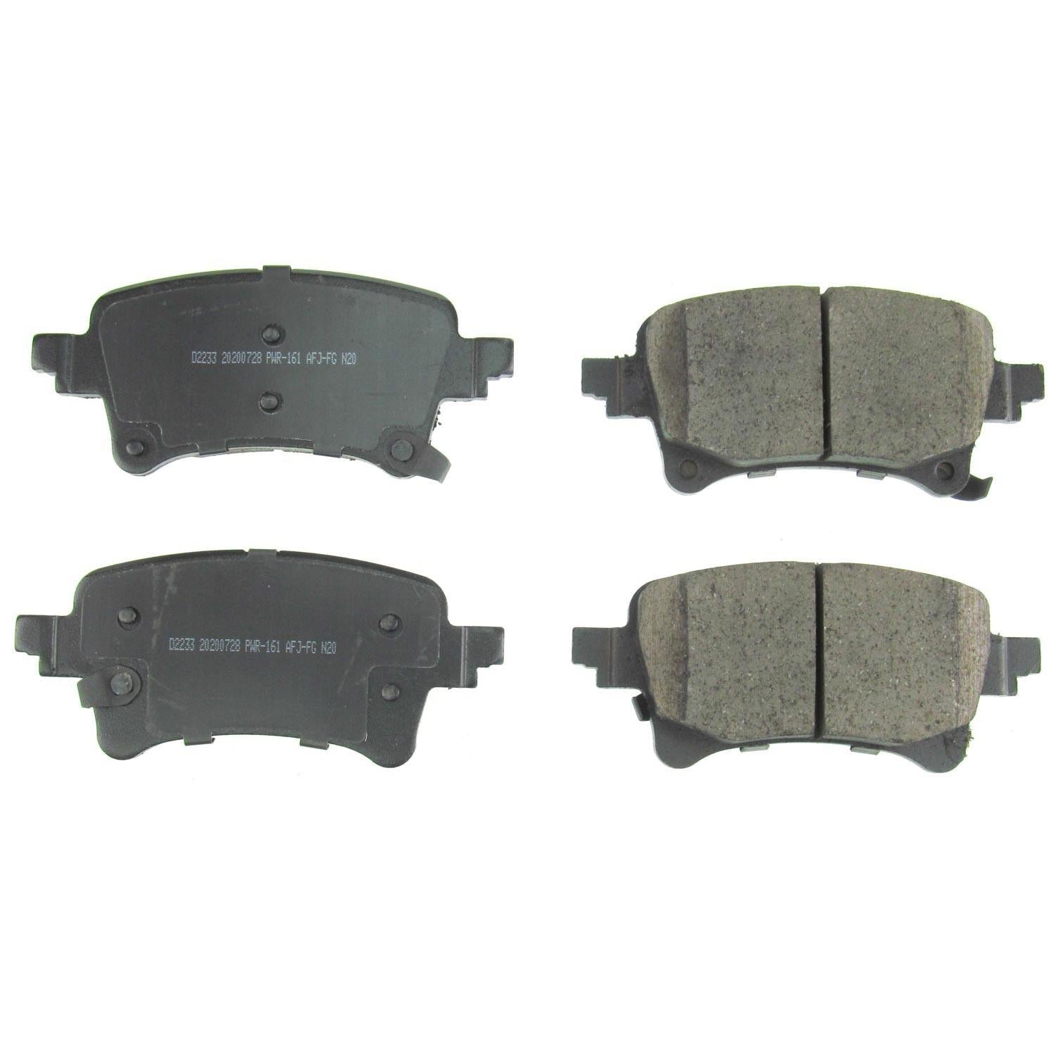 Power Stop 2020 Jeep Gladiator Rear Z16 Evolution Ceramic Brake Pads 16-2233