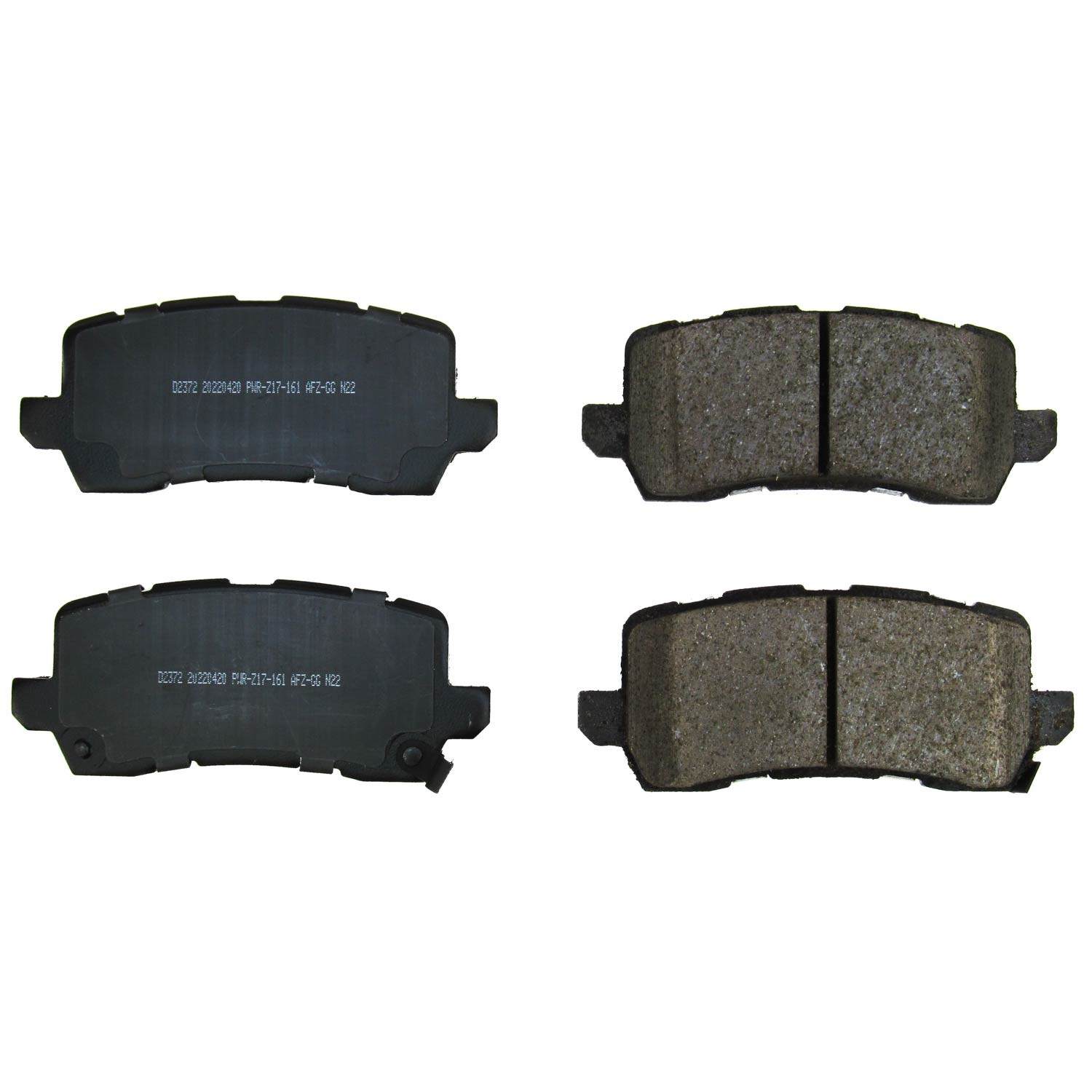 PowerStop Power Stop 2021 Honda Odyssey Rear Z16 Evo Ceramic Brake Pad 16-2372