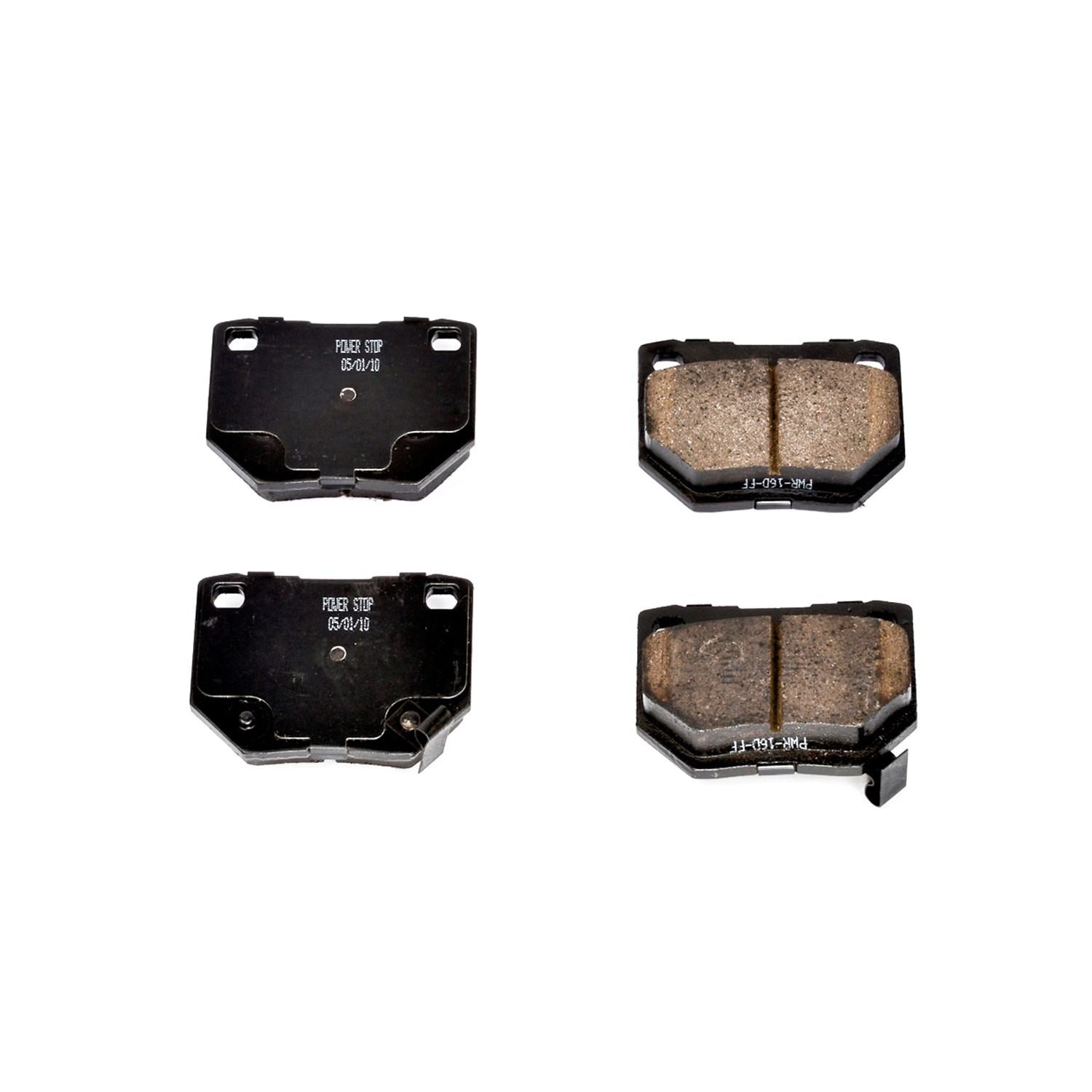 Power Stop 90-96 Nissan 300ZX Rear Z16 Evolution Ceramic Brake Pads 16-461