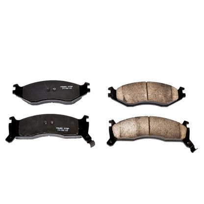 Power Stop 92-93 Chrysler Daytona Front Z16 Evolution Ceramic Brake Pads 16-521