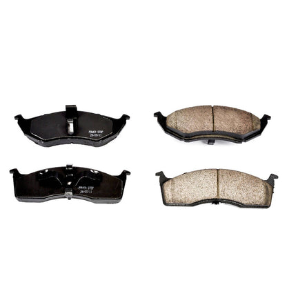 Power Stop 1997 Chrysler Intrepid Front Z16 Evolution Ceramic Brake Pads 16-642