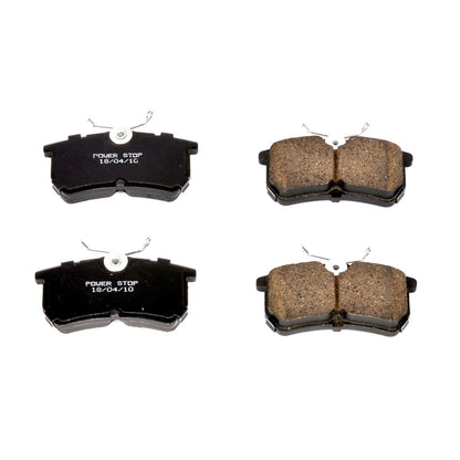 Power Stop 14-19 Ford Fiesta Rear Z16 Evolution Ceramic Brake Pads 16-886