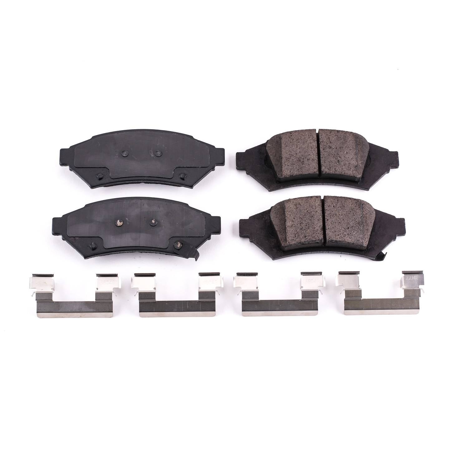 Power Stop 2004 Pontiac Grand Prix Front Z17 Evolution Ceramic Brake Pads w/Hardware 17-1000