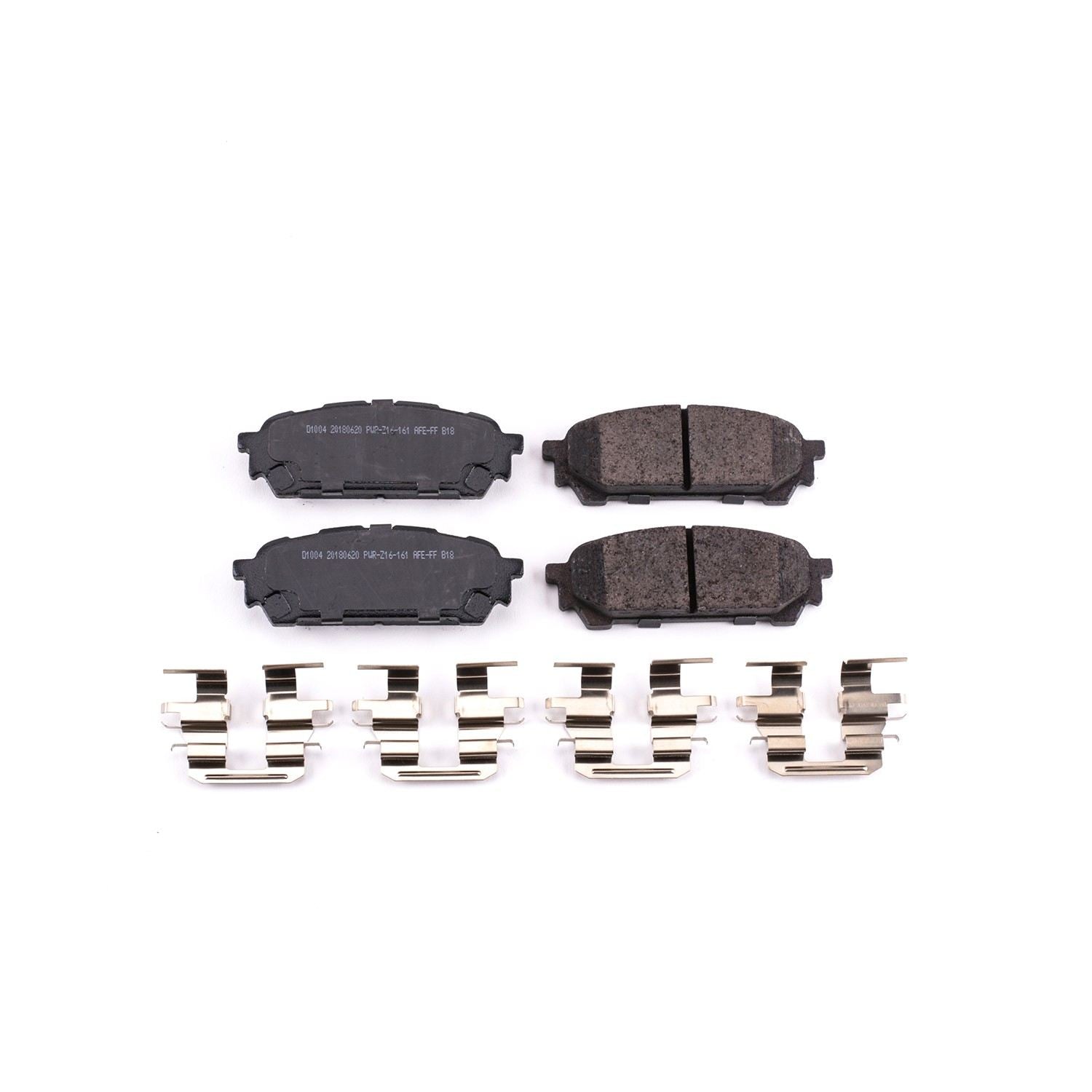 Power Stop 05-06 Saab 9-2X Rear Z17 Evolution Ceramic Brake Pads w/Hardware 17-1004