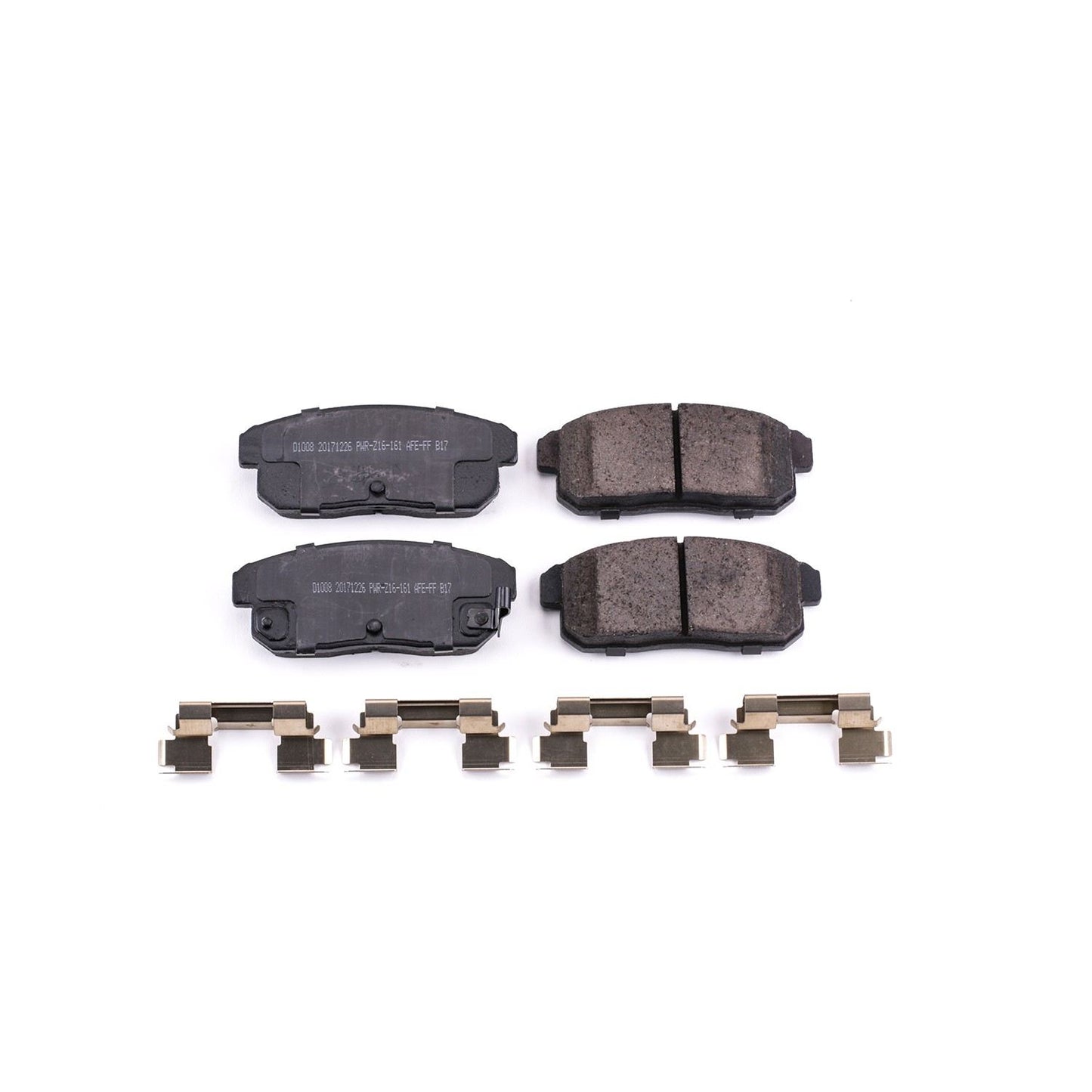 Power Stop 04-11 Mazda RX-8 Rear Z17 Evolution Ceramic Brake Pads w/Hardware 17-1008