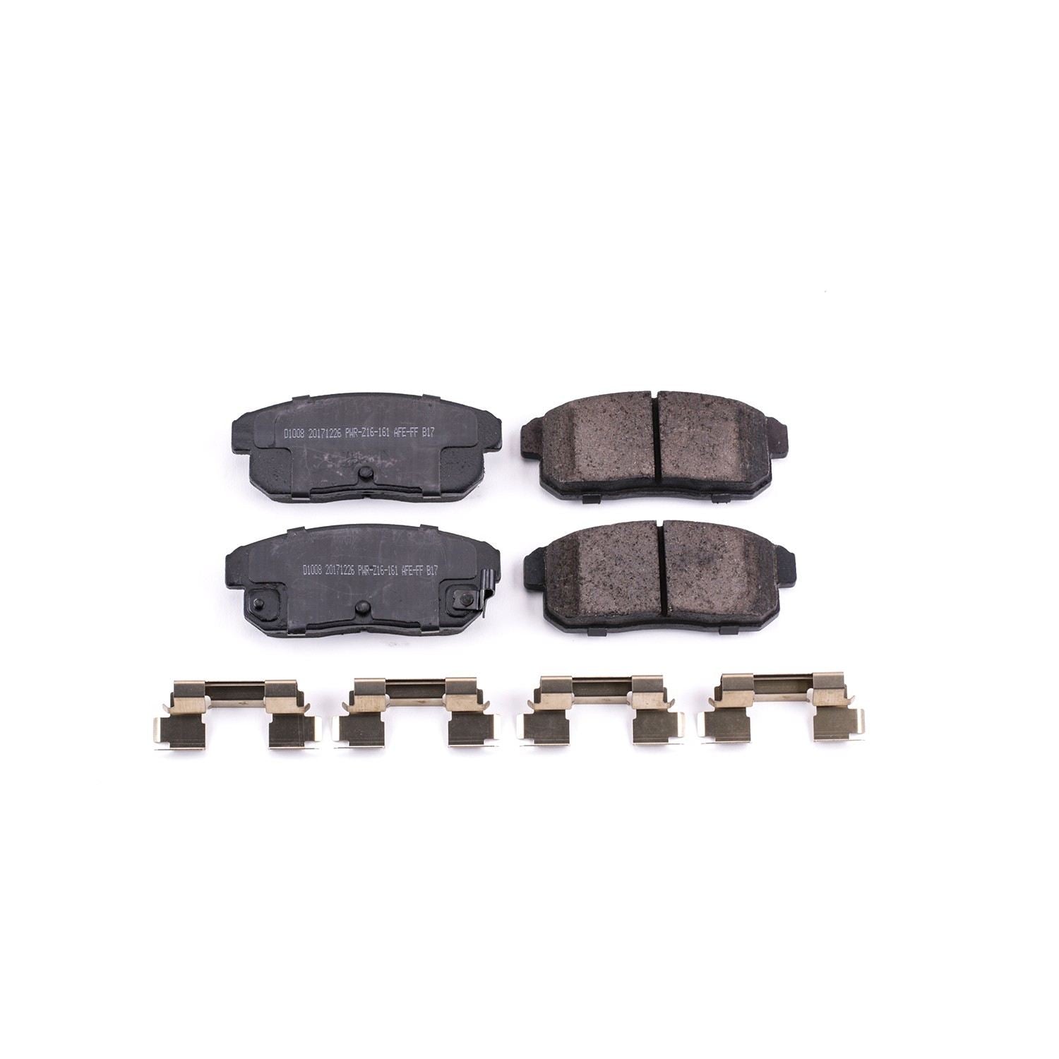 Power Stop 04-11 Mazda RX-8 Rear Z17 Evolution Ceramic Brake Pads w/Hardware 17-1008