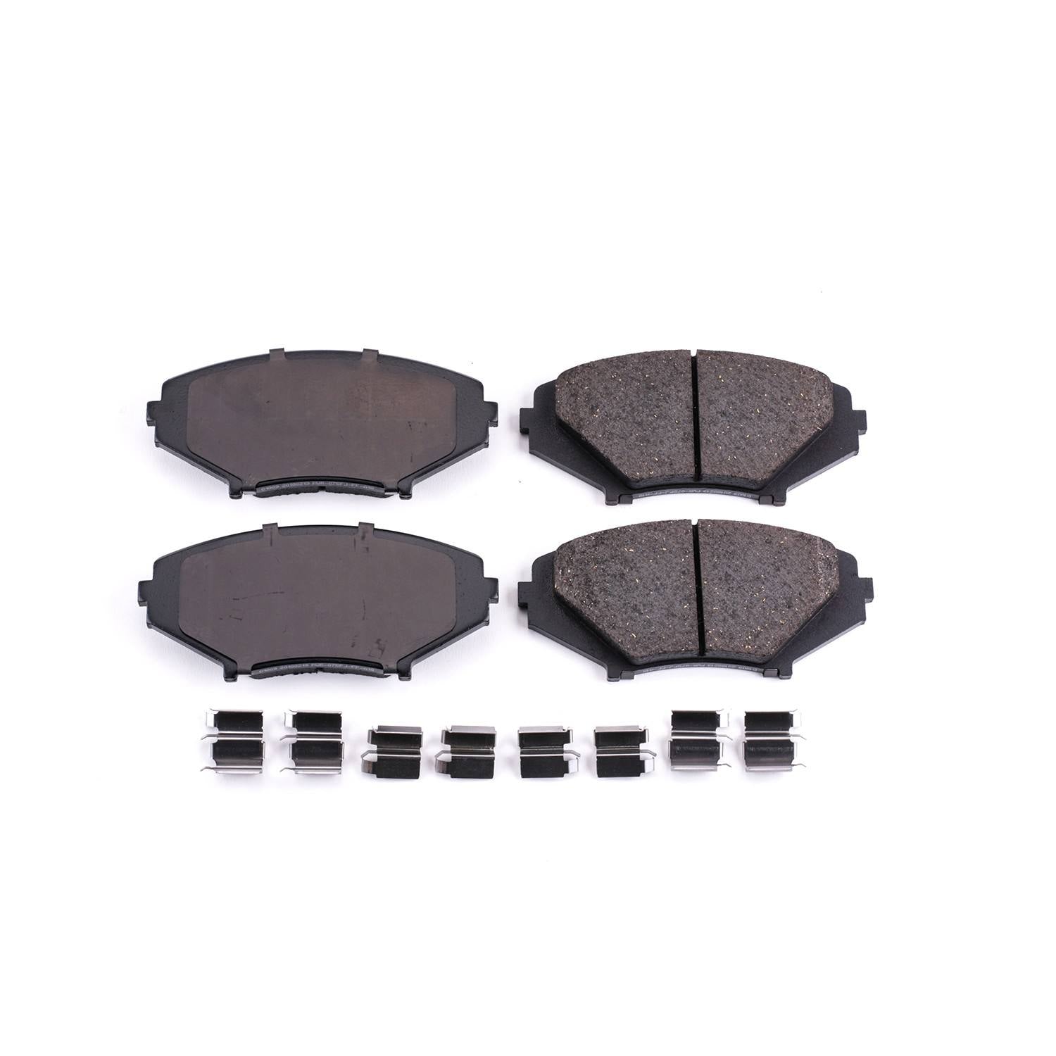 Power Stop 04-11 Mazda RX-8 Front Z17 Evolution Ceramic Brake Pads w/Hardware 17-1009