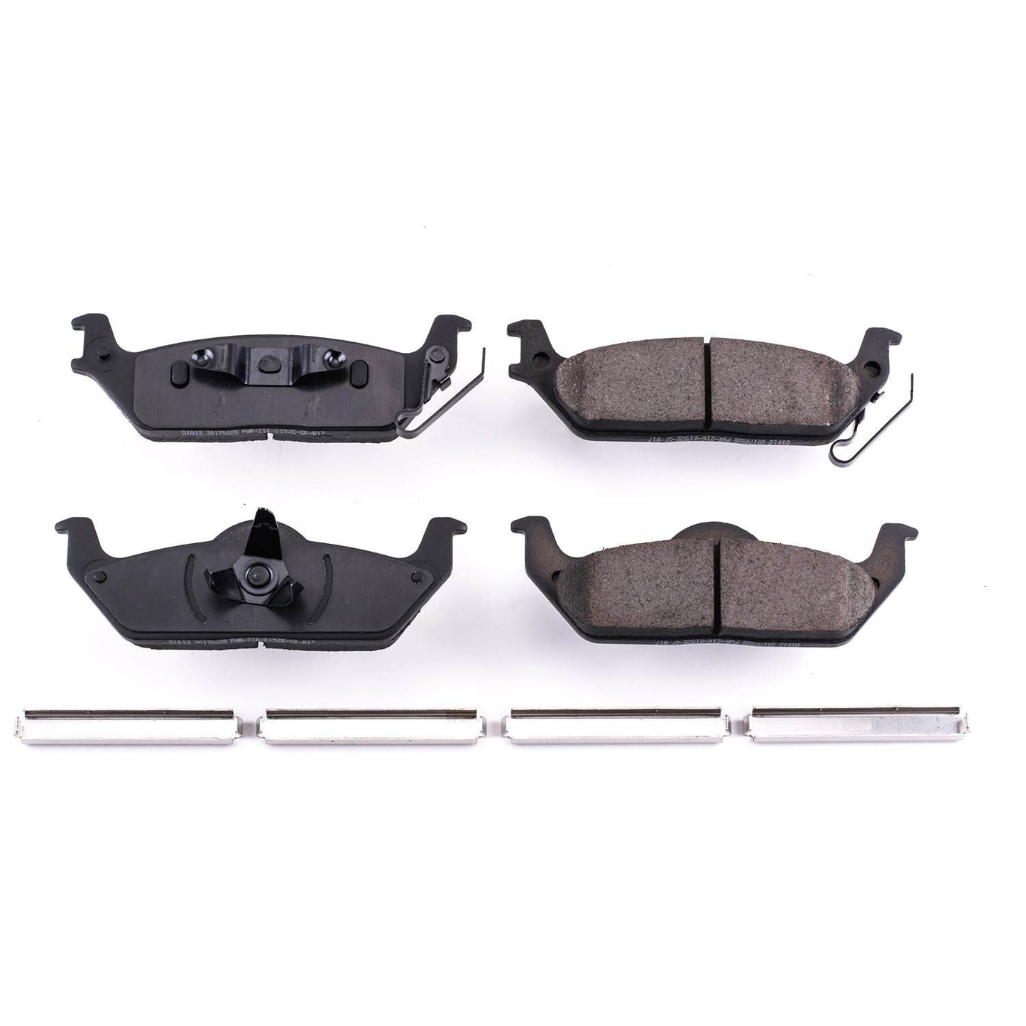 Power Stop 04-11 Ford F-150 Rear Z17 Evolution Ceramic Brake Pads w/Hardware 17-1012