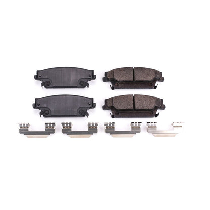 Power Stop 06-07 Cadillac CTS Rear Z17 Evolution Ceramic Brake Pads w/Hardware 17-1020