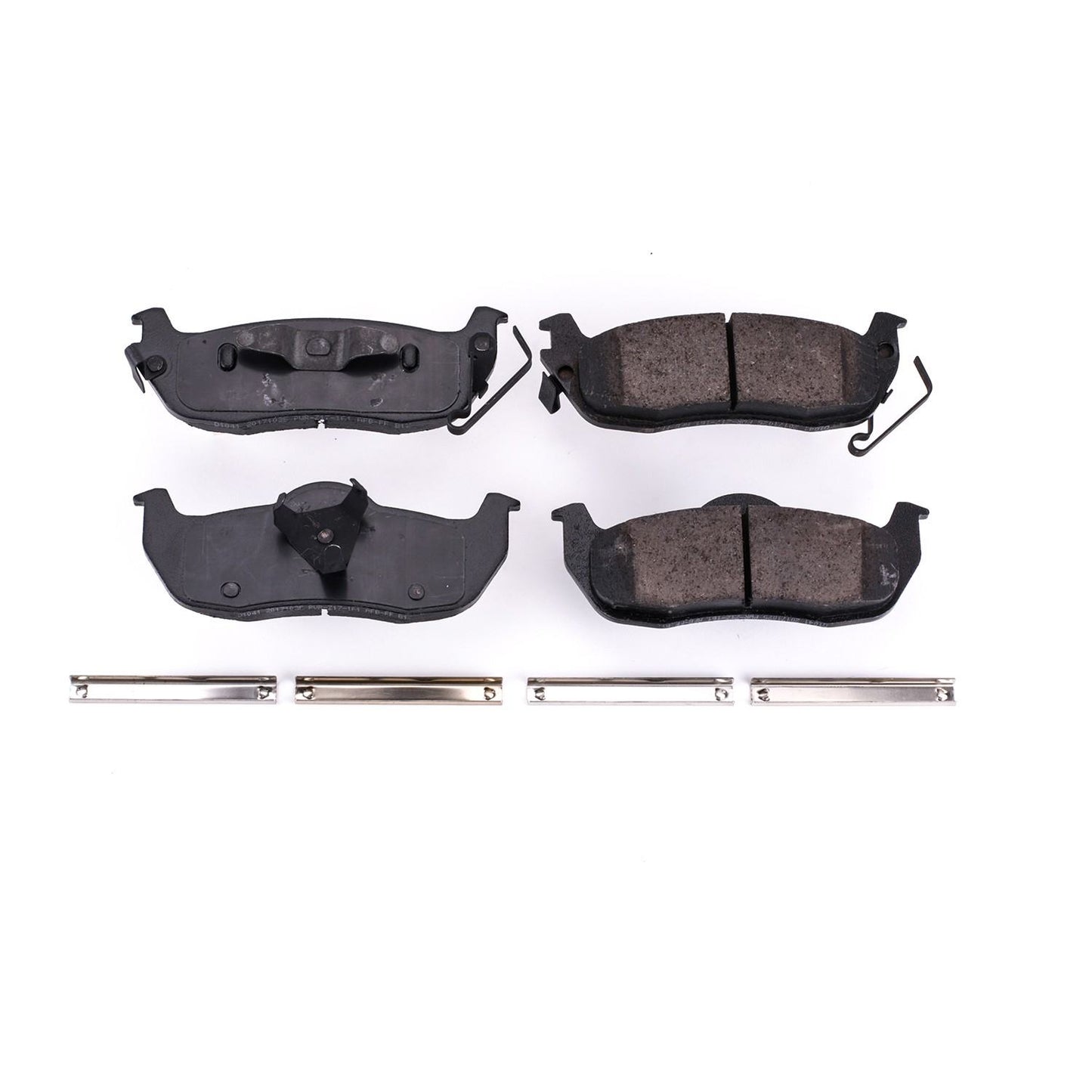 Power Stop 04-10 Infiniti QX56 Rear Z17 Evolution Ceramic Brake Pads w/Hardware 17-1041