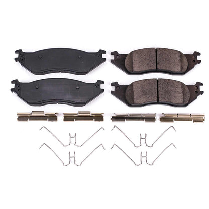 Power Stop 04-06 Ford E-150 Front Z17 Evolution Ceramic Brake Pads w/Hardware 17-1045