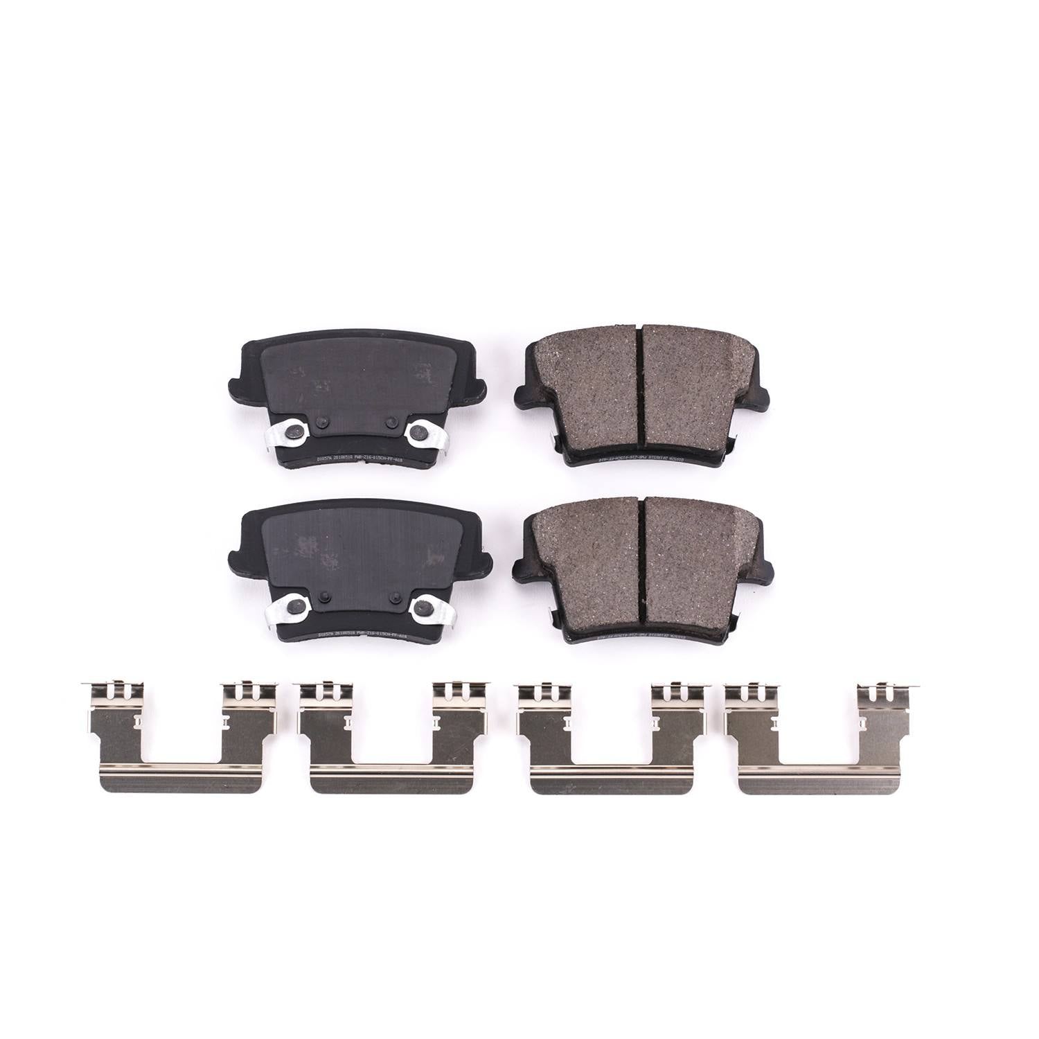 Power Stop 06-14 Dodge Charger Rear Z17 Evolution Ceramic Brake Pads w/Hardware 17-1057A