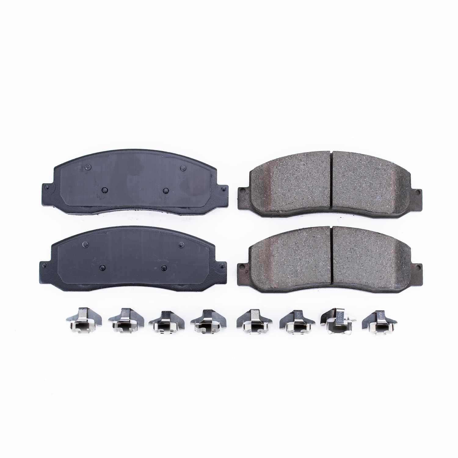 Power Stop 05-08 Ford F-250 Super Duty Front Z17 Evolution Ceramic Brake Pads w/Hardware 17-1069