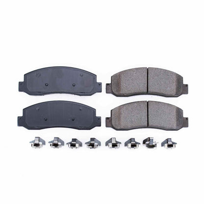 Power Stop 05-08 Ford F-250 Super Duty Front Z17 Evolution Ceramic Brake Pads w/Hardware 17-1069