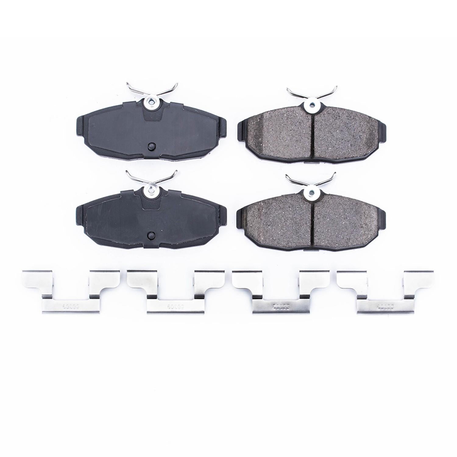 Power Stop 05-11 Ford Mustang Rear Z17 Evolution Ceramic Brake Pads w/Hardware 17-1082