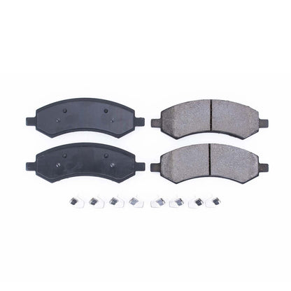 Power Stop 2018 Jeep Wrangler JK Front Z17 Evolution Ceramic Brake Pads 17-1084