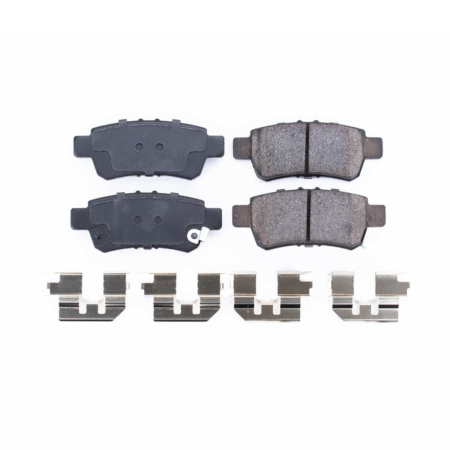 Power Stop 05-10 Honda Odyssey Rear Z17 Evolution Ceramic Brake Pads w/Hardware 17-1088