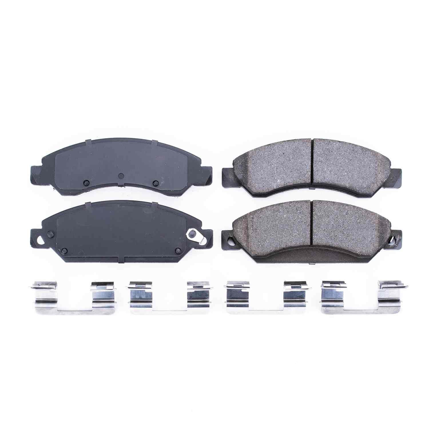Power Stop 2007 Cadillac Escalade Front Z17 Evolution Ceramic Brake Pads w/Hardware 17-1092
