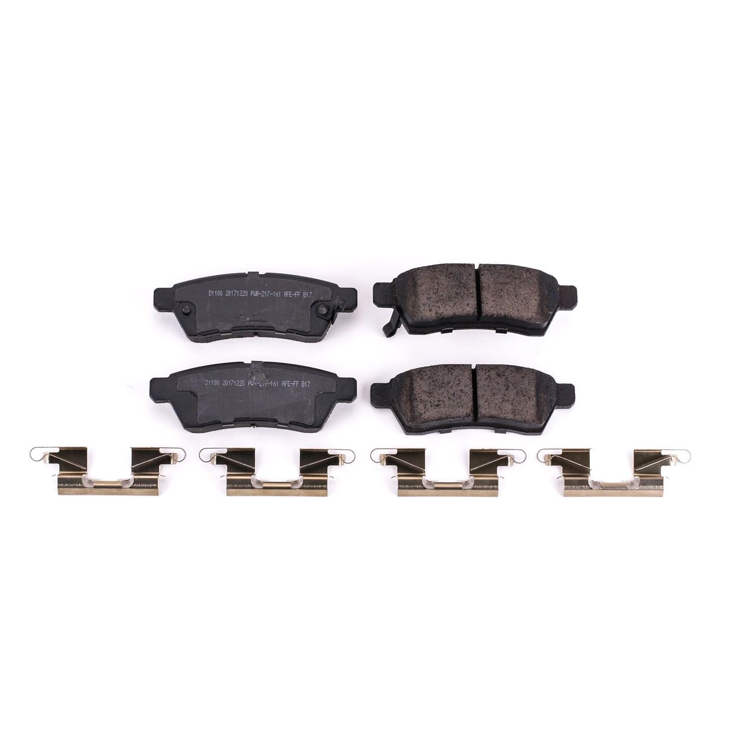 Power Stop 05-19 Nissan Frontier Rear Z17 Evolution Ceramic Brake Pads w/Hardware 17-1100