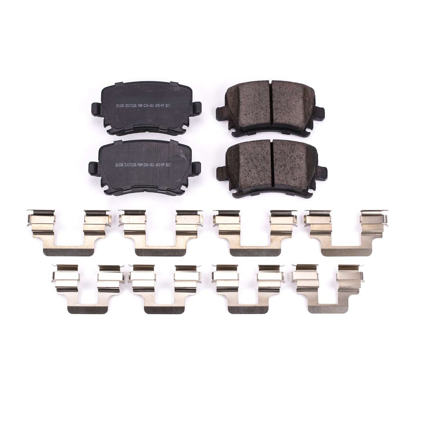 Power Stop 06-09 Audi A3 Rear Z17 Evolution Ceramic Brake Pads w/Hardware 17-1108