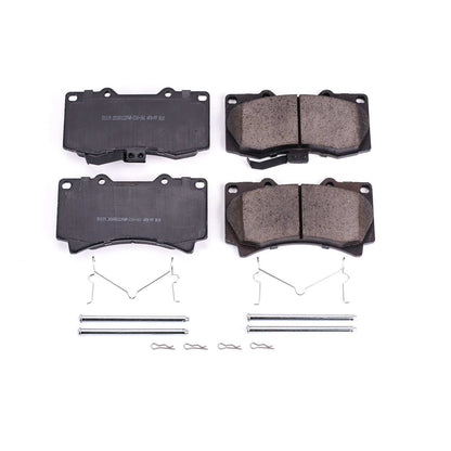 Power Stop 06-10 Hummer H3 Front Z17 Evolution Ceramic Brake Pads w/Hardware 17-1119